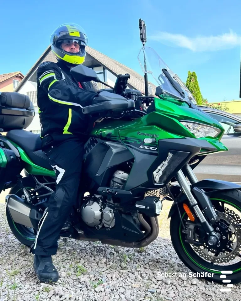Unterwegs mit dem Motorrad
